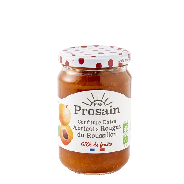 Confiture extra d'abricots du roussillon 65 % de fruits - 1