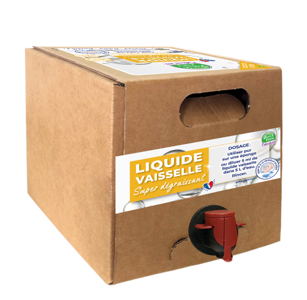 Liquide vaisselle super dégraissant sans parfum (bib) - 1