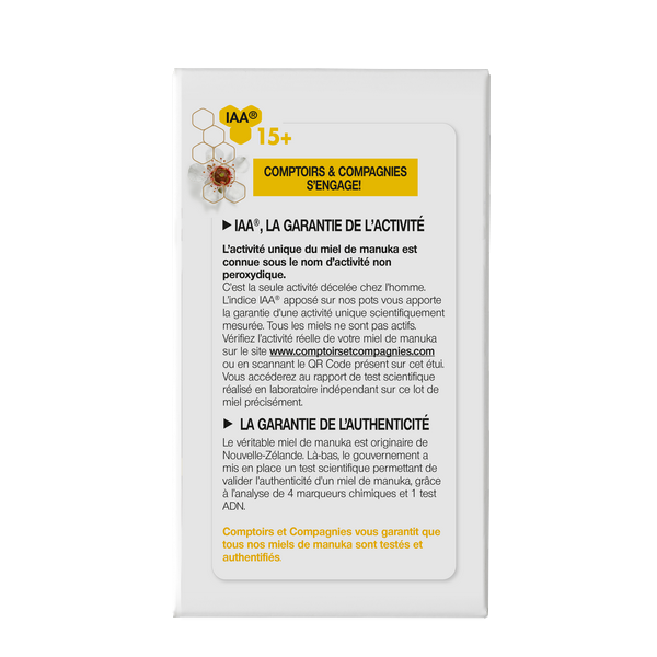 Comptoirs & Compagnies -- Miel de manuka iaa15+ (mgo 514) (origine Nouvelle zélande) - 250 g