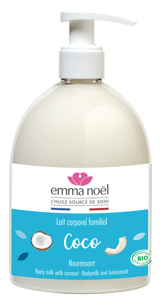 Emma Noël -- Lait corporel familial au beurre de karité bio - 500 mL