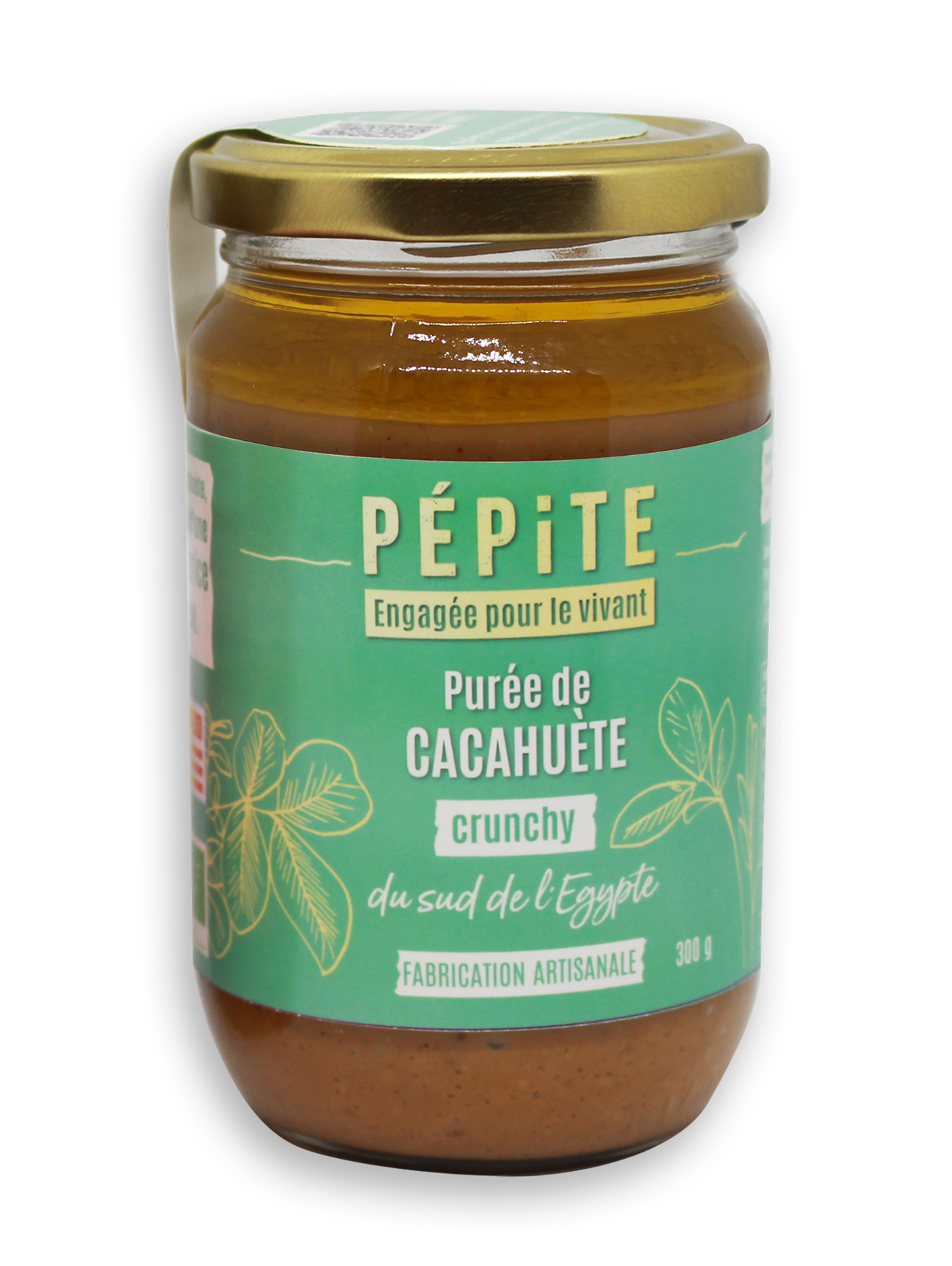 Agrosourcing -- Purée de cacahuètes d'egypte crunchy - 300 g