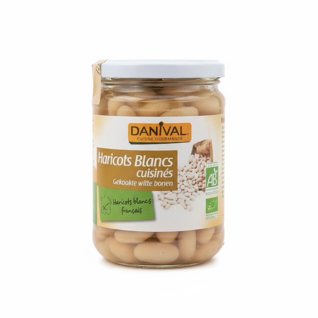 DANIVAL -- Haricots blancs 400 g/530 g