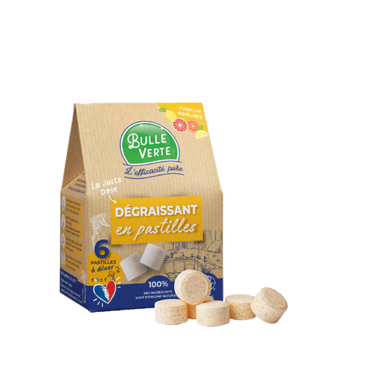 Bulle Verte -- Dégraissant en pastille à diluer - 6 pastilles