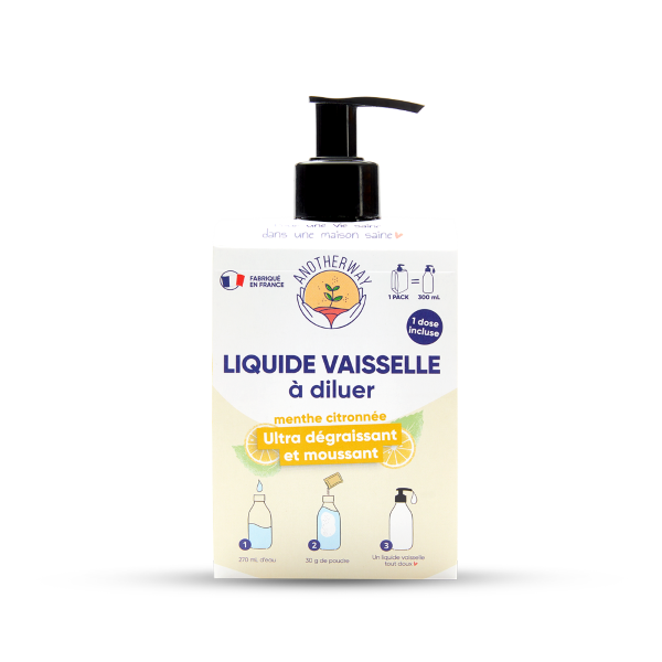 Anotherway -- Kit démarrage liquide vaisselle à diluer - 300 ml / 30 g