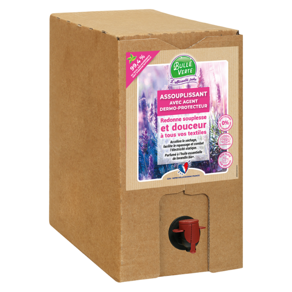 Bulle Verte -- Assouplissant liquide lavande Vrac - 10 kg