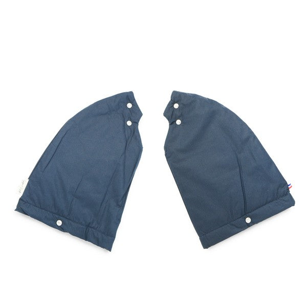 Manchons guidon courbé vélo adulte bleu marine (anti froid anti pluie) - 1