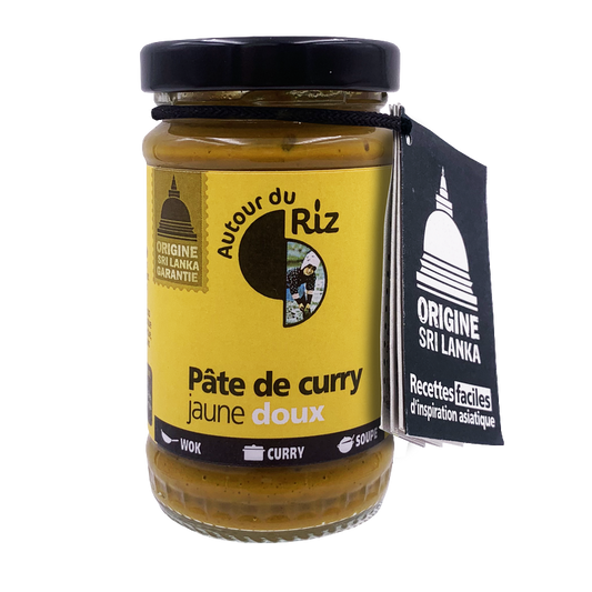 Autour du riz -- Pâte de curry jaune doux bio - 100 g