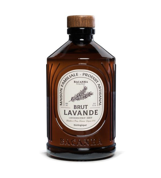 Bacanha -- Sirop de lavande brut bio - 400 ml